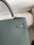 Hermes Kelly Sellier 25 Handmade Bag In Vert Amande Epsom Calfskin