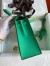 Hermes Kelly Sellier 25 Handmade Bag In Vert Jade Epsom Calfskin 