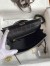 Hermes Kelly Retourne 25 Handmade Bag In Black Crocodile Niloticus Matte Skin
