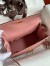 Hermes Kelly Sellier 25 Handmade Bag In Terre Cuite Ostrich Leather