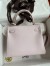 Hermes Kelly Retourne 25 Handmade Bag In Mauve Pale Swift Calfskin