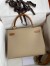 Hermes Kelly Sellier 28 Bicolor Bag in Trench and Gold Epsom Calfskin