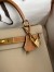 Hermes Kelly Sellier 28 Bicolor Bag in Trench and Gold Epsom Calfskin