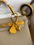 Hermes Kelly Sellier 28 Bicolor Bag in Trench and Yellow Epsom Calfskin