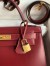 Hermes Kelly Sellier 28 Handmade Bag in Bordeaux Box Calfskin 