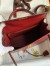 Hermes Kelly Sellier 28 Handmade Bag in Bordeaux Box Calfskin 