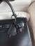 Hermes Kelly Sellier 28 Handmade Bag In Black Box Calfskin 