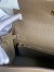 Hermes Kelly Retourne 28 Handmade Bag In Taupe Clemence Leather