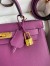 Hermes Kelly Sellier 28 Handmade Bag In Anemone Epsom Calfskin