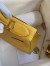 Hermes Kelly Sellier 28 Handmade Bag In Jaune Ambre Epsom Calfskin