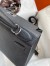 Hermes Kelly Sellier 28 Handmade Bag In Black Epsom Calfskin
