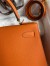 Hermes Kelly Sellier 28 Handmade Bag In Orange Epsom Calfskin