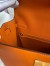Hermes Kelly Sellier 28 Handmade Bag In Orange Epsom Calfskin