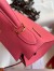 Hermes Kelly Sellier 28 Handmade Bag In Rose Lipstick Epsom Calfskin