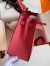 Hermes Kelly Sellier 28 Handmade Bag In Rose Lipstick Epsom Calfskin