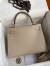 Hermes Kelly Sellier 28 Handmade Bag In Trench Epsom Calfskin