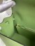 Hermes Kelly Sellier 28 Handmade Bag In Vert Criquet Epsom Calfskin