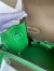 Hermes Kelly 28 Ghillies Grizzly Bag in Bambou Evercolor and Olive Veau Doblis