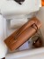 Hermes Picnic Kelly 28cm Bag in Wicker with Barenia Leather