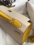 Hermes Kelly Sellier 32 Bicolor Bag in Trench and Yellow Epsom Calfskin
