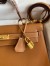 Hermes Kelly Sellier 32 Handmade Bag In Gold Epsom Calfskin