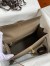 Hermes Kelly Sellier 32 Handmade Bag In Taupe Epsom Calfskin