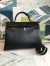 Hermes Kelly Sellier 35 Handmade Bag In Black Box Calfskin 
