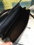 Hermes Kelly Sellier 35 Handmade Bag In Black Box Calfskin 