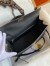 Hermes Kelly Sellier 35 Handmade Bag In Black Epsom Calfskin