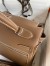 Hermes Kelly Lakis 32 Handmade Bag In Taupe Swift Calfskin