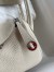 Hermes Mini Lindy Handmade Bag In Craie Clemence Leather