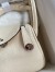 Hermes Mini Lindy Handmade Bag In Nata Clemence Leather