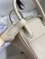 Hermes Mini Lindy Handmade Bag In Nata Clemence Leather