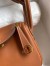 Hermes Mini Lindy Handmade Bag In Gold Swift Leather