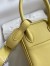 Hermes Mini Lindy Handmade Bag In Jaune Poussin Swift Leather