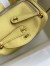 Hermes Mini Lindy Handmade Bag In Jaune Poussin Swift Leather