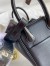 Hermes Mini Lindy Handmade Bag In Black Swift Leather