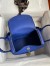 Hermes Lindy 26 Handmade Bag In Blue Electric Clemence Leather