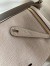 Hermes Lindy 26 Handmade Bag In Gris Asphalt Clemence Leather