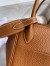 Hermes Lindy 26 Handmade Bag In Gold Clemence Leather