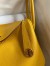 Hermes Lindy 26 Handmade Bag In Jaune Ambre Clemence Leather 