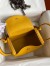 Hermes Lindy 26 Handmade Bag In Jaune Ambre Clemence Leather 