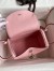 Hermes Lindy 26 Handmade Bag In Rose Sakura Clemence Leather 