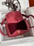 Hermes Lindy 26 Handmade Bag In Ruby Clemence Leather 