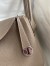 Hermes Lindy 26 Handmade Bag In Taupe Clemence Leather 