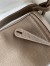 Hermes Lindy 26 Handmade Bag In Taupe Clemence Leather 