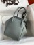 Hermes Lindy 26 Handmade Bag In Vert Amande Clemence Leather