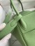 Hermes Lindy 26 Handmade Bag In Vert Cypres Clemence Leather