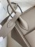 Hermes Lindy 26 Handmade Bag In Gris Asphalt Evercolor Leather
