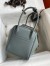Hermes Lindy 26 Handmade Bag In Vert Amande Evercolor Leather
